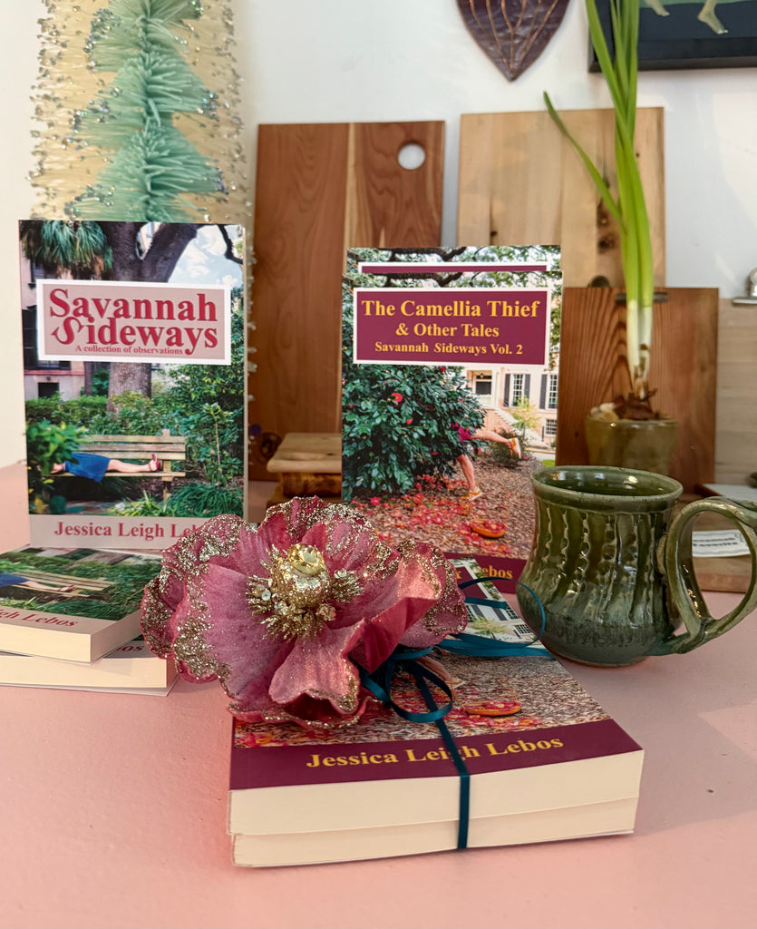 Jessica Leigh Lebos: 2book bundle- Savannah Sideways & The Camellia Thief JLL03