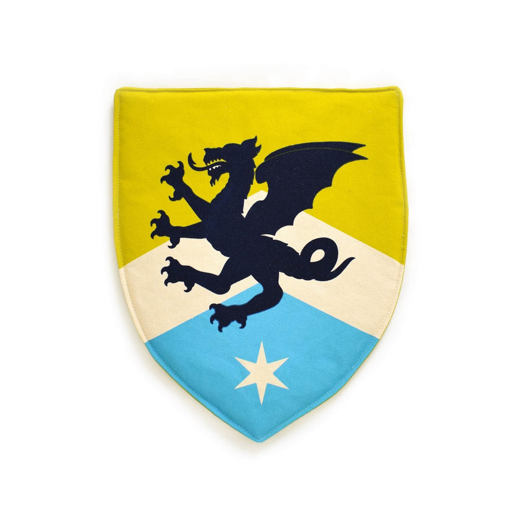 Blue Knight Shield: Dragon