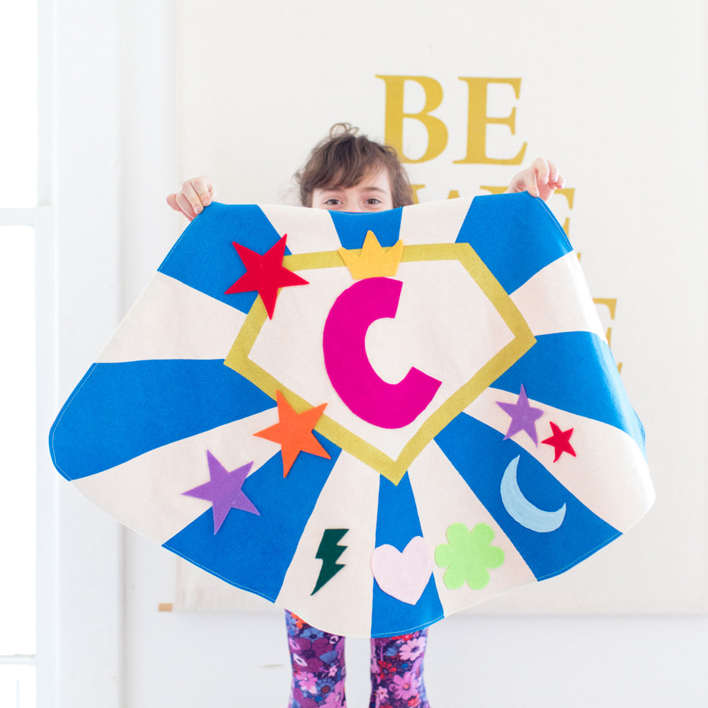 NEW! Create A Cape Kit: Custom Design Your Own Quality Superhero Cape: 3 Color Options