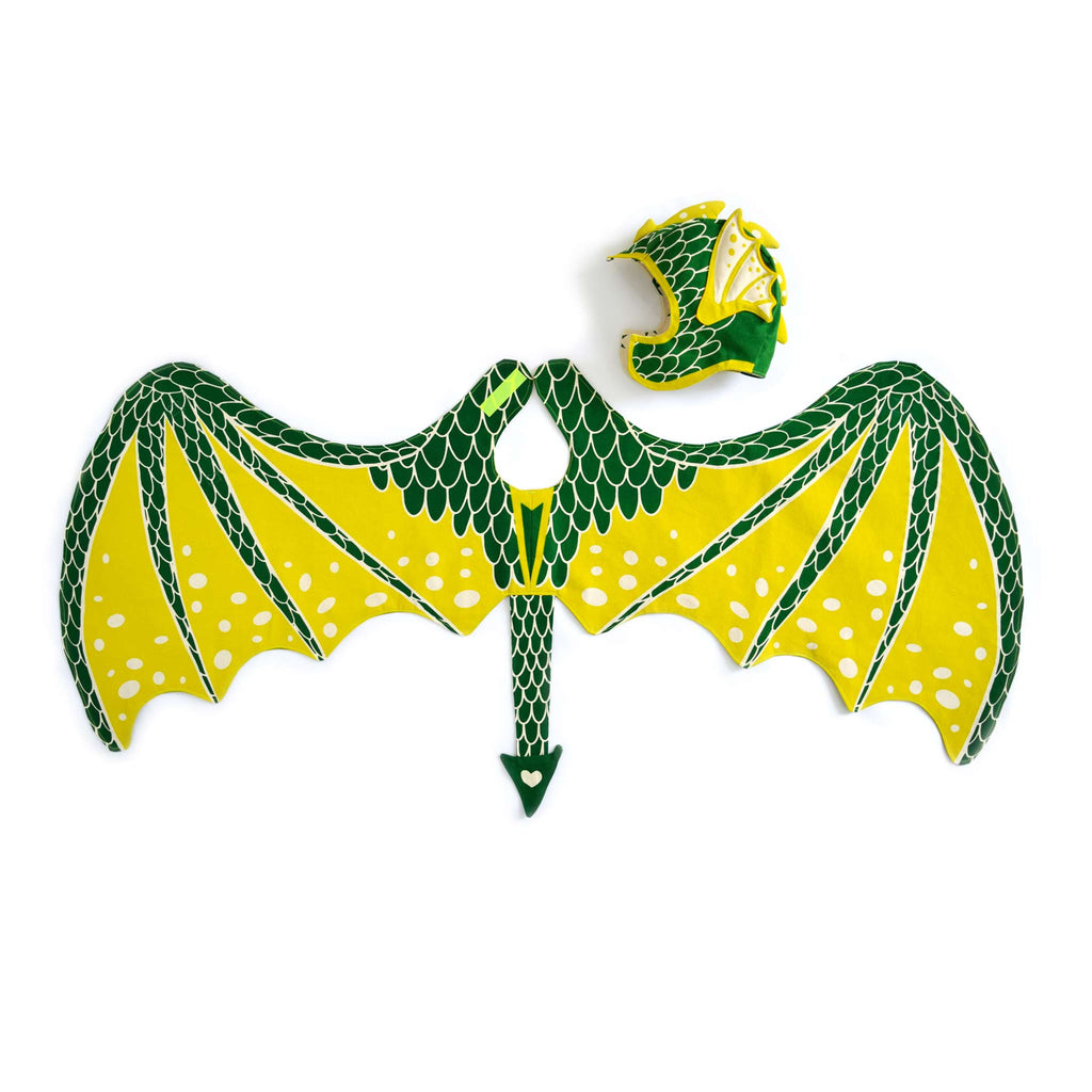 Green Dragon Wing & Hat Set