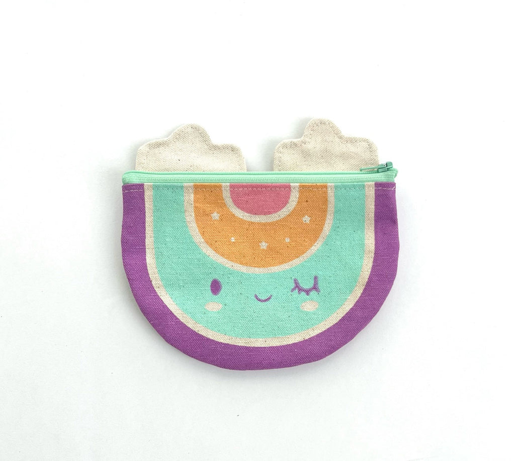 Pastel Rainbow Belt Bag, Novelty Fanny Pack for Kids