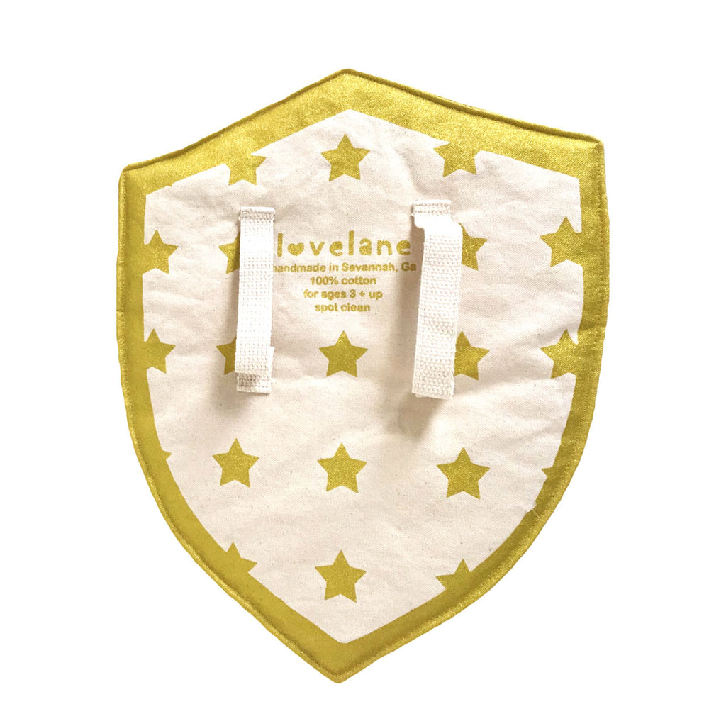 Pink and orange super hero shield costume, with arm straps, for dress up, playwear by lovelane designs