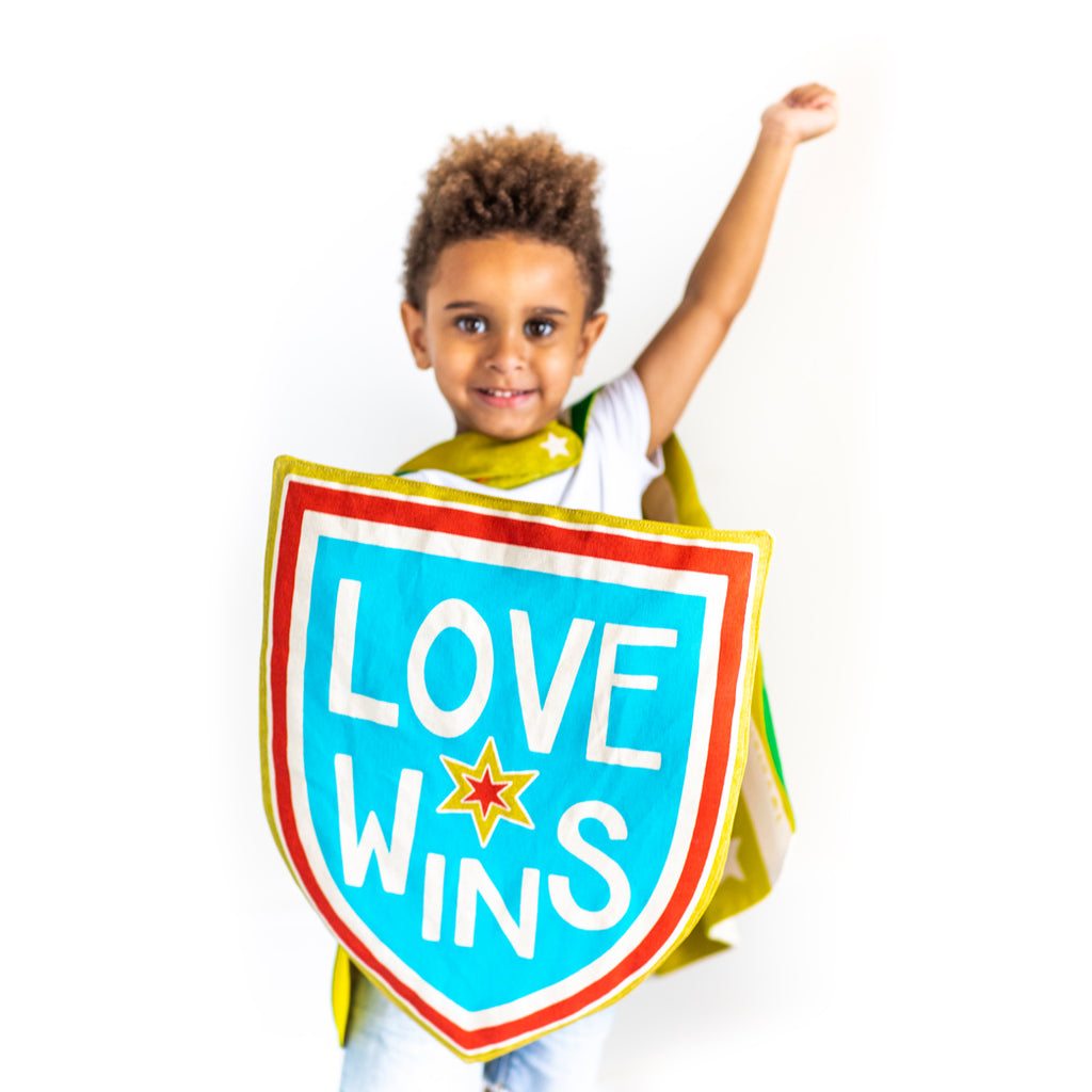 Pink LOVE WINS Shield