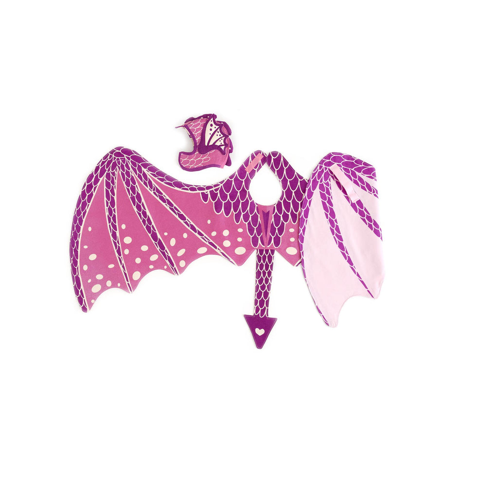 Pink Dragon Wing & Hat Set