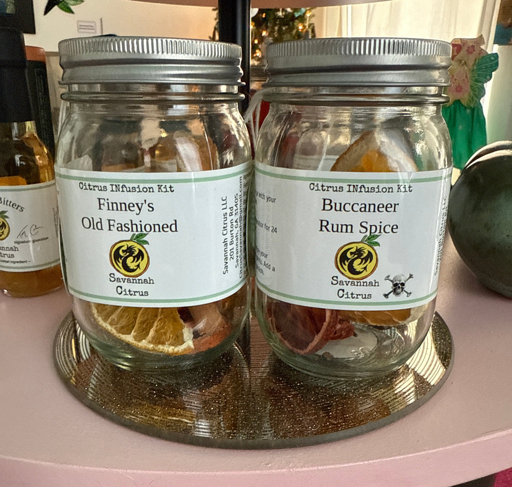 SC01 int sized Citrus infusion jars Multiple Sav Citrus