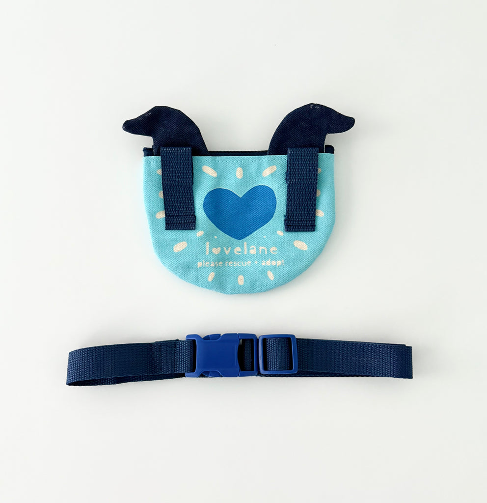 Blue Dog Fanny Pack, Belt Bag