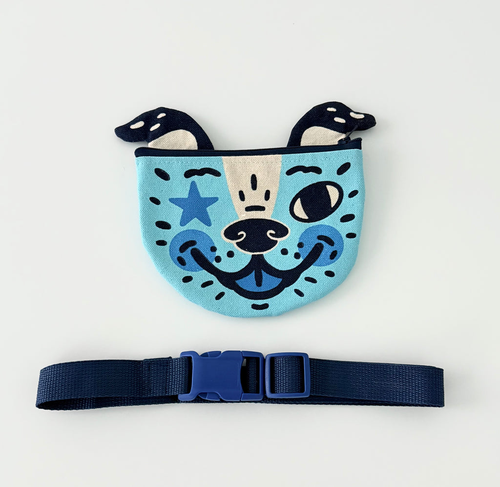 Blue Dog Fanny Pack, Belt Bag