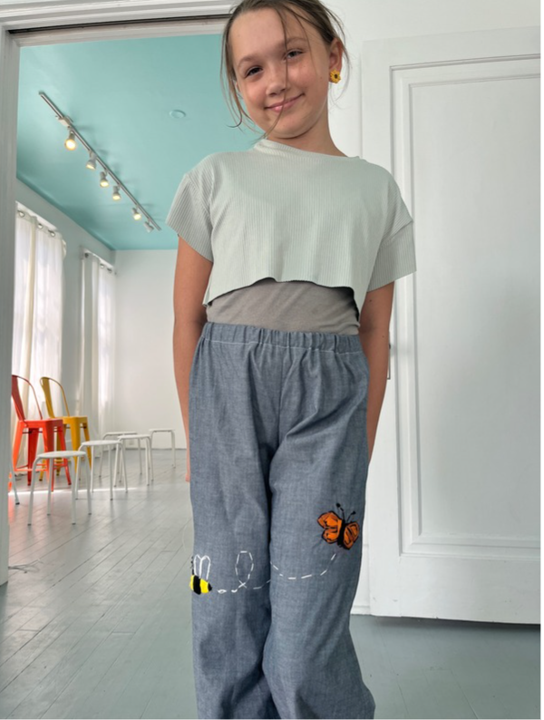Fashion Sewing Camp: Dying, Sewing Pants + T-Shirt: June 15-19, 2026 Ages 9+
