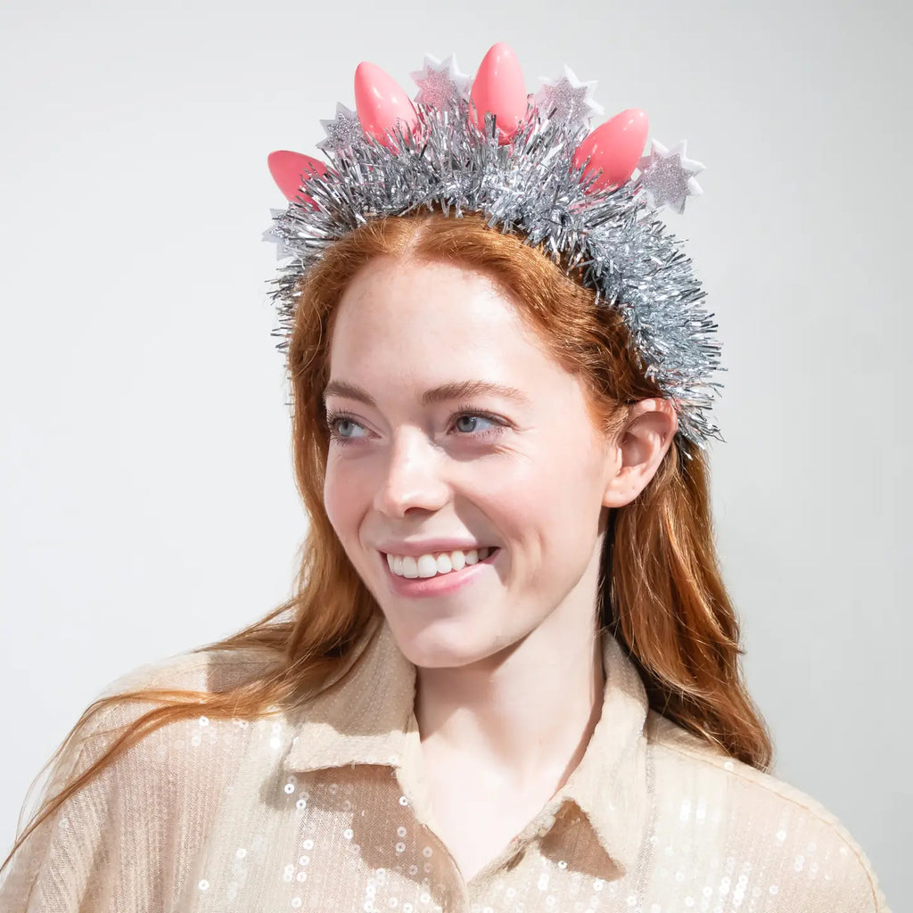 Tinsel Topper Novelty Headband   PP04